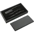 Modena Black Cheese & Serving Set | https://www.bestnamebadges.com