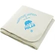 100% Recycled PET Fleece Blanket | https://www.bestnamebadges.com