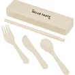Recycled Plastic Utensil To Go Set | https://www.bestnamebadges.com