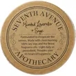 Minted Lavender and Sage 11 oz Glass Jar Candle | https://www.bestnamebadges.com