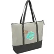 Repose 10oz Recycled Cotton Zippered Tote | https://www.bestnamebadges.com