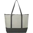 Repose 10oz Recycled Cotton Zippered Tote | https://www.bestnamebadges.com