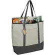 Repose 10oz Recycled Cotton Zippered Tote | https://www.bestnamebadges.com