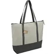 Repose 10oz Recycled Cotton Zippered Tote | https://www.bestnamebadges.com