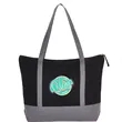 Repose 10oz Recycled Cotton Zippered Tote | https://www.bestnamebadges.com