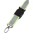 Recycled Polyester Reflective Lanyard | https://www.bestnamebadges.com