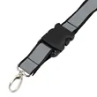 Recycled Polyester Reflective Lanyard | https://www.bestnamebadges.com