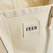 FEED Organic Cotton Weekend Tote | https://www.bestnamebadges.com