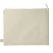 Organic Cotton Flat Travel Pouch | https://www.bestnamebadges.com