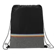 Rainbow RPET Drawstring Bag | https://www.bestnamebadges.com