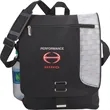 Gridlock Vertical 15" Computer Messenger Bag | https://www.bestnamebadges.com