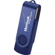 Rotate 2Tone Flash Drive 8GB | https://www.bestnamebadges.com