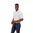 Men's BELMONT Short Sleeve Polo | https://www.bestnamebadges.com