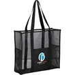 Large Mesh Beach Tote | https://www.bestnamebadges.com