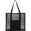 Large Mesh Beach Tote | https://www.bestnamebadges.com