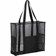 Large Mesh Beach Tote | https://www.bestnamebadges.com