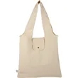 Packable 8oz Organic Cotton Tote | https://www.bestnamebadges.com