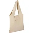 Packable 8oz Organic Cotton Tote | https://www.bestnamebadges.com