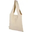 Packable 8oz Organic Cotton Tote | https://www.bestnamebadges.com