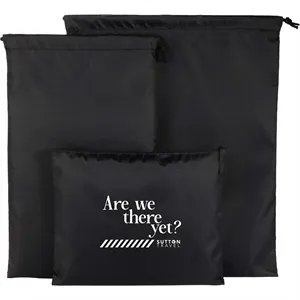 Recycled Travel Bag Set | https://www.bestnamebadges.com