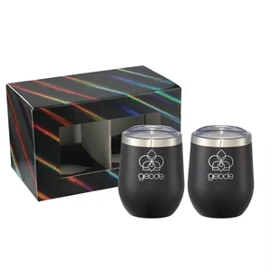 Corzo Cup 12oz 2 in 1 Gift Set | https://www.bestnamebadges.com