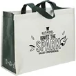 RPET Laminated Matte Shopper Tote | https://www.bestnamebadges.com