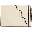 5.5" x 8.5" FSC® Recycled Ribbed Bound Journal | https://www.bestnamebadges.com