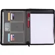 Puffer Zippered Padfolio with FSC© Recycled Paper | https://www.bestnamebadges.com