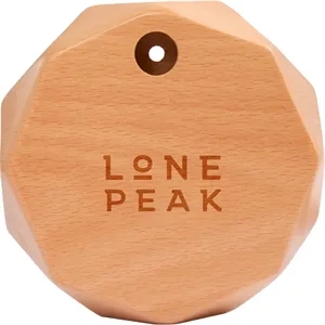 Desk Tune FSC® 100% Wood Headphone Stand | https://www.bestnamebadges.com