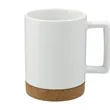 Bates 15oz Ceramic Mug w/ Cork Base | https://www.bestnamebadges.com