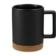Bates 15oz Ceramic Mug w/ Cork Base | https://www.bestnamebadges.com