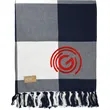 Field & Co. 100% Organic Cotton Check Throw Blanke | https://www.bestnamebadges.com