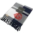Field & Co. 100% Organic Cotton Check Throw Blanke | https://www.bestnamebadges.com