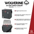 Wolverine 24 Can Lunch Cooler | https://www.bestnamebadges.com