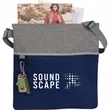 Double Heather RPET Crossbody Tote | https://www.bestnamebadges.com