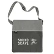 Double Heather RPET Crossbody Tote | https://www.bestnamebadges.com