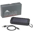 High Sierra® IPX 5 Solar Fast Wireless Power Bank | https://www.bestnamebadges.com