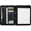 FSC® Mix Millennium Leather Zippered Padfolio | https://www.bestnamebadges.com