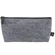 THE GOODS™ Recycled Felt Zippered Pouch | https://www.bestnamebadges.com