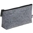 THE GOODS™ Recycled Felt Zippered Pouch | https://www.bestnamebadges.com
