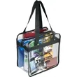 Game Day Clear Zippered Safety Tote | https://www.bestnamebadges.com