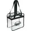 Game Day Clear Zippered Safety Tote | https://www.bestnamebadges.com