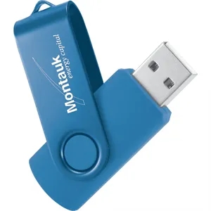 Rotate 2Tone Flash Drive 4GB | https://www.bestnamebadges.com