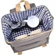 Cafe Picnic Backpack for Two | https://www.bestnamebadges.com