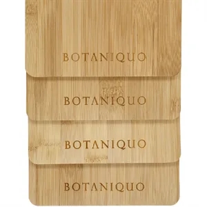 Bamboo Cutting Board with Handle | https://www.bestnamebadges.com