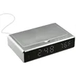UV Sanitizer Desk Clock with Wireless Charging | https://www.bestnamebadges.com