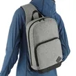 Graphite Deluxe Recycled Sling Backpack | https://www.bestnamebadges.com