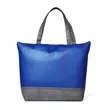 Hexagon Pattern Non-Woven Cooler Tote Bag | https://www.bestnamebadges.com