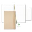 Carapace Medio Lined Recycled White Page Journal | https://www.bestnamebadges.com