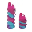 16OZ Leakproof Portable Collapsible Silicone Water Bottles | https://www.bestnamebadges.com